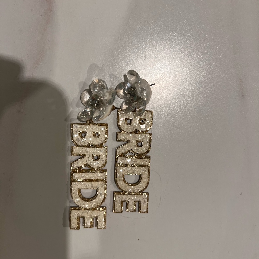 Gold Bride Earrings